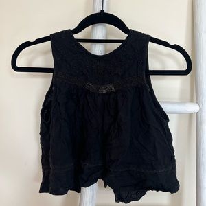 Aritzia TNA Backless Lace Tank Top